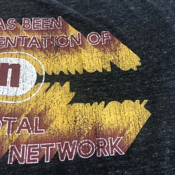 ESPN Vintage Graphic Gray Short Sleeve Shirt Victory Brand Sz Medium Made in USA - Picture 5 of 10